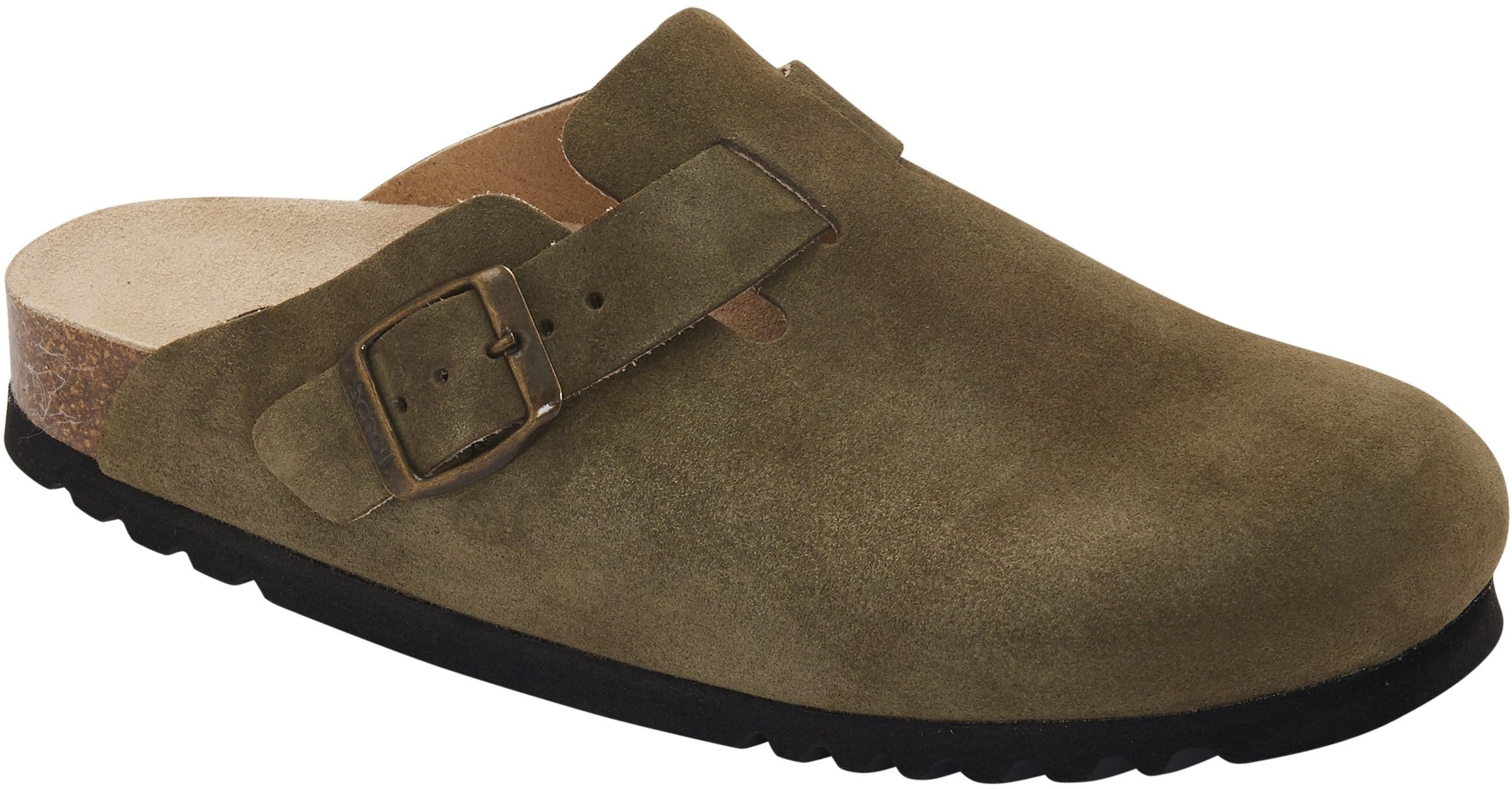 Scholl SL Fae Suede naisten sandaalit, Khaki