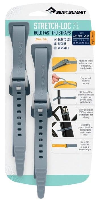 Sea To Summit Strap Stretch-Loc TPU 20x625 mm 2-pack Dusk