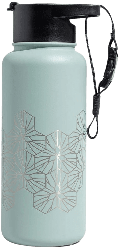 United by Blue Insulated Steel Bottle termospullo, 946 ml, Juniper
