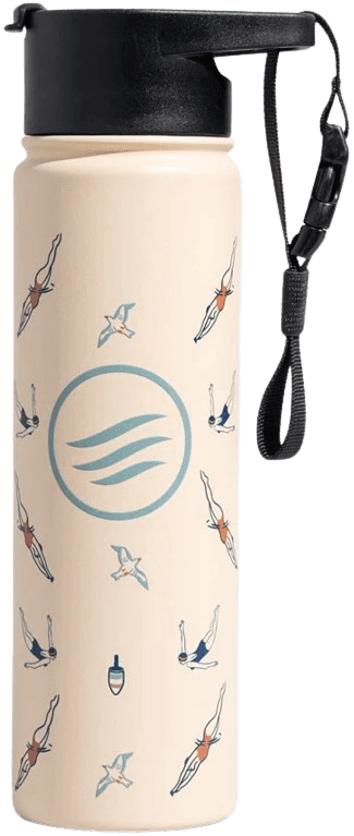 United by Blue Insulated Steel Bottle termospullo, 650 ml, Pale Pink Dive
