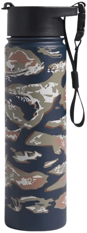 United by Blue Insulated Steel Bottle termospullo, 650 ml, Midnight Lakeside