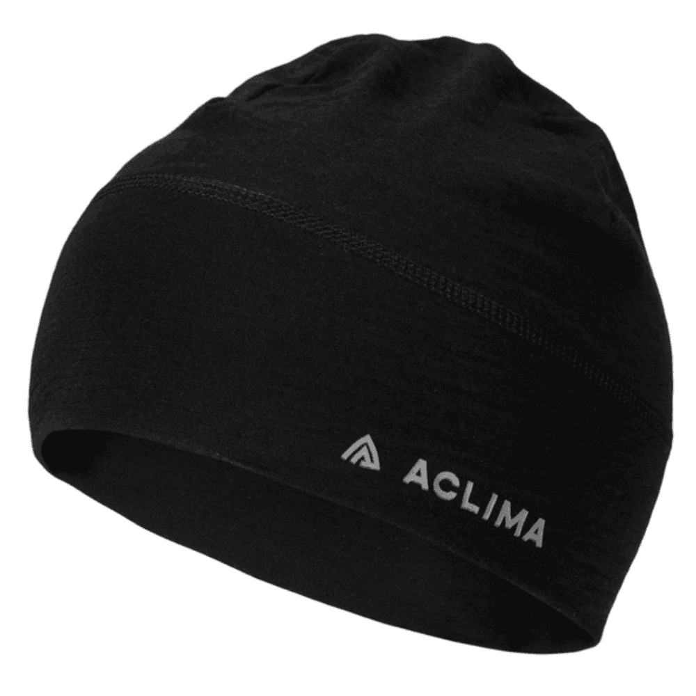 Aclima LightWool Beanie Pikimusta