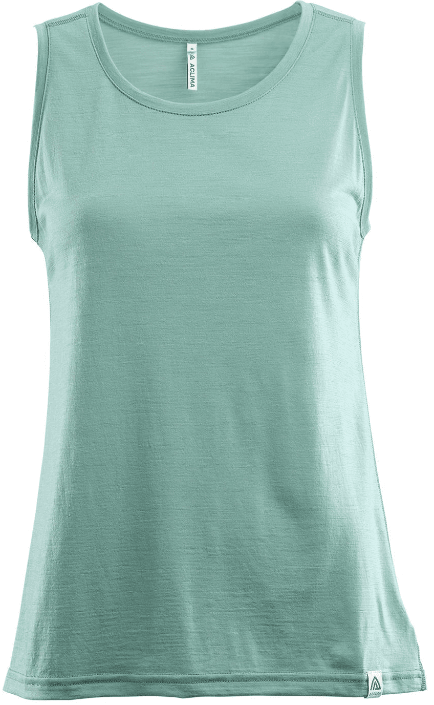Aclima LightWool Singlet naisten hihaton, mintunvihreä