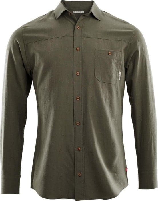 Aclima Woven Wool Shirt Man Vihreä (Ranger Green)