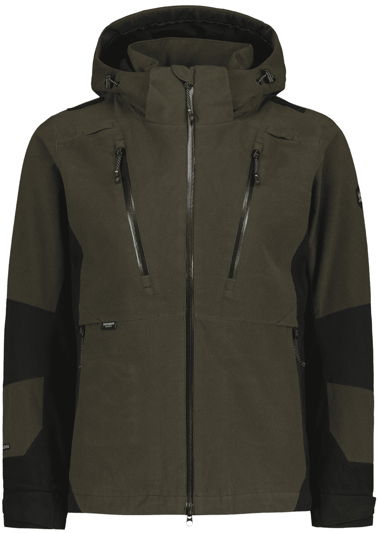 Alaska 1795 Superior Pro Jacket naisten metsästystakki, Ruskea / Musta