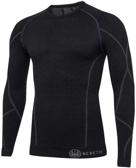 Beretta HT Body Mapping 3D L/S kerrastopaita, musta