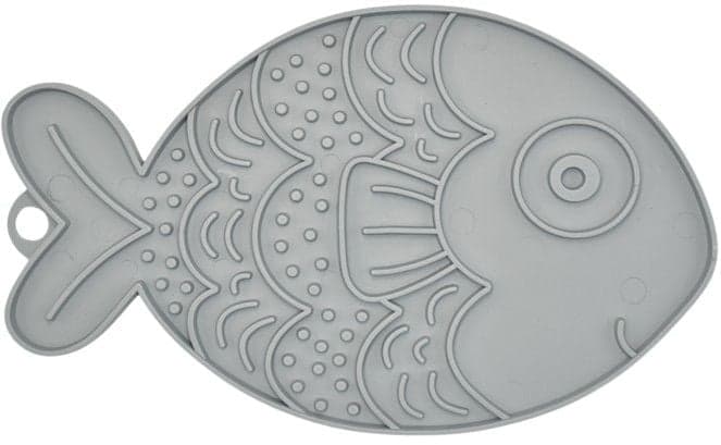 Fiboo Fishka Slickmatta 21 cm Vaaleanharmaa