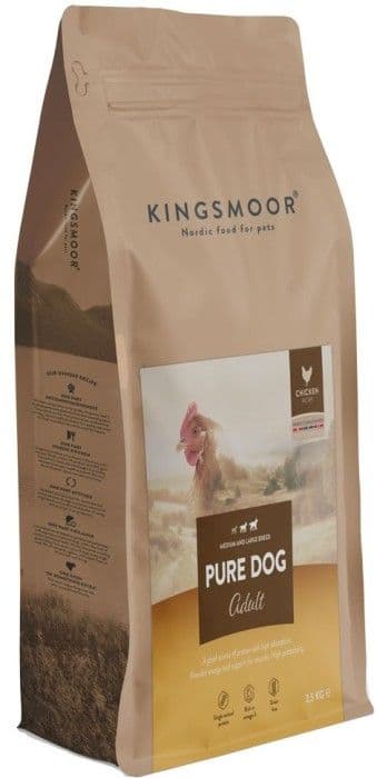 Kingsmoor Pohjoismainen Kana Iso Koira 2,5 kg