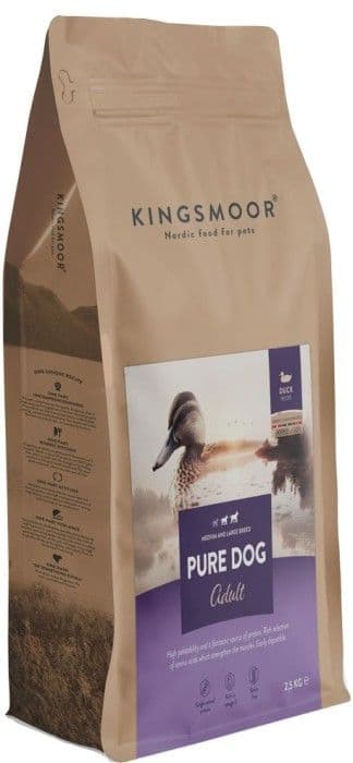 Kingsmoor Pohjoismainen ankka suurikokoisille koirille, 2,5 kg