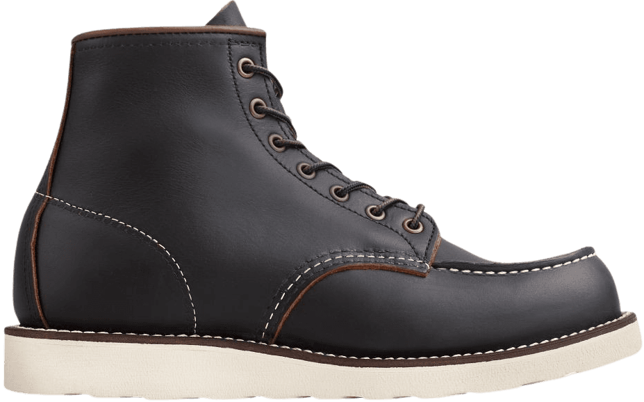 Red Wing Shoes Classic Moc Toe 6'' Black Prairie
