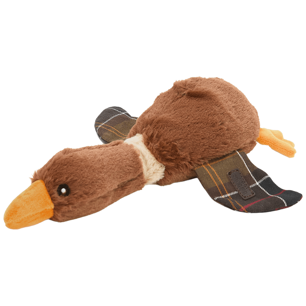 Barbour Dog Flying Duck Toy Ruskea