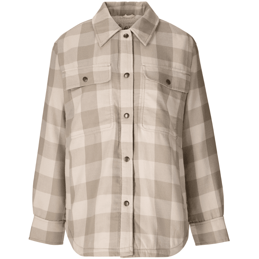 Marmot W's Ridgefield Sherpa Flannel Jacket Harmaa