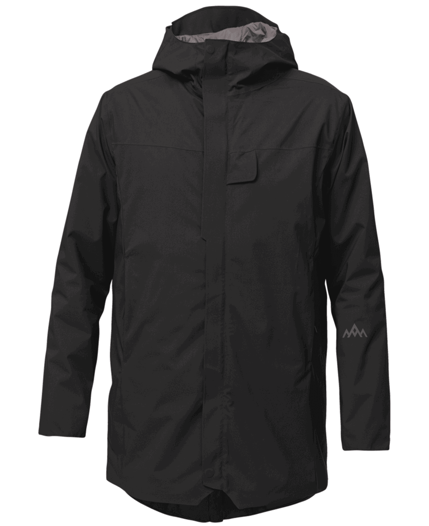 HeatX Heated Oslo Coat Mens Musta