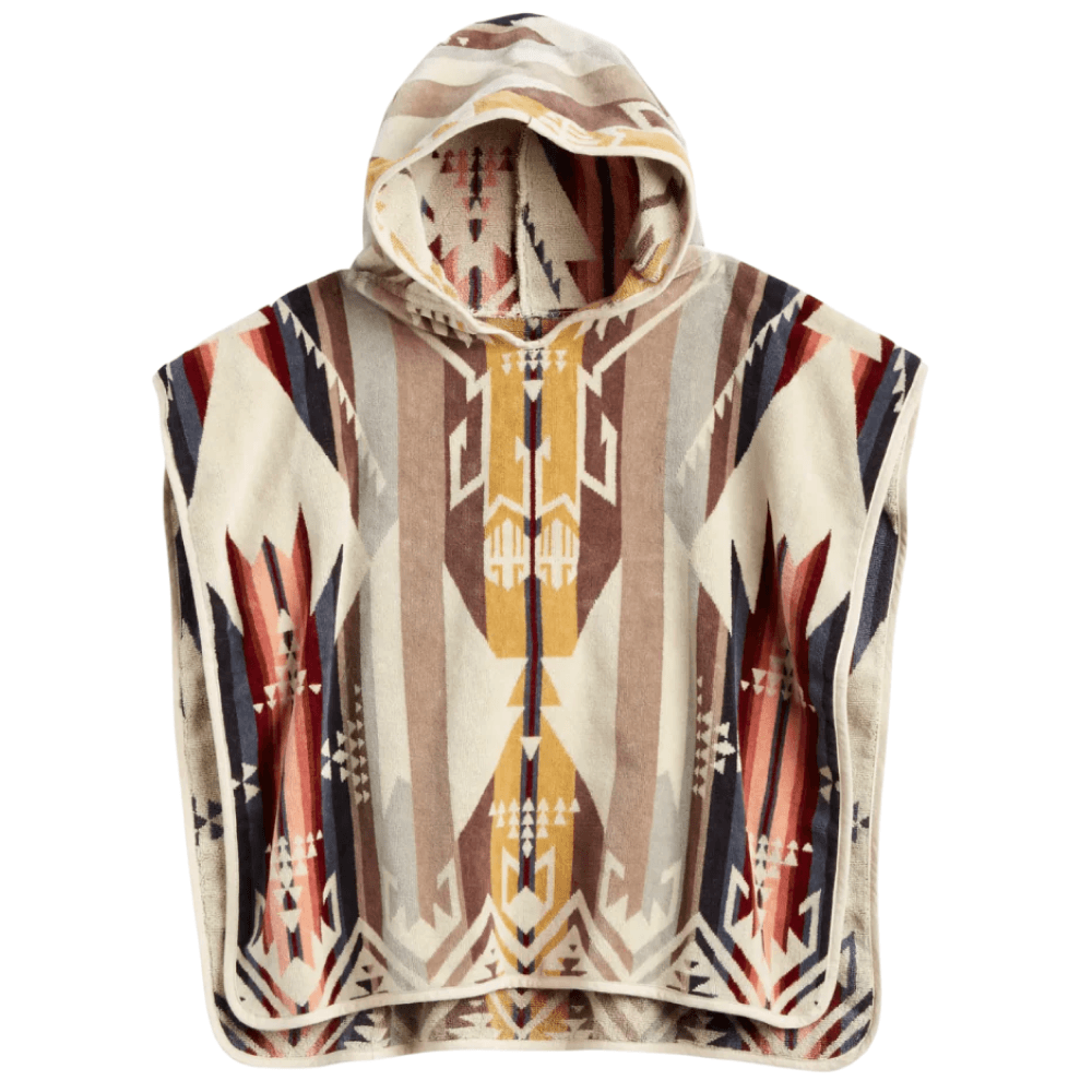 Pendleton Adult Jacquard Hooded Towel White Sands Tan