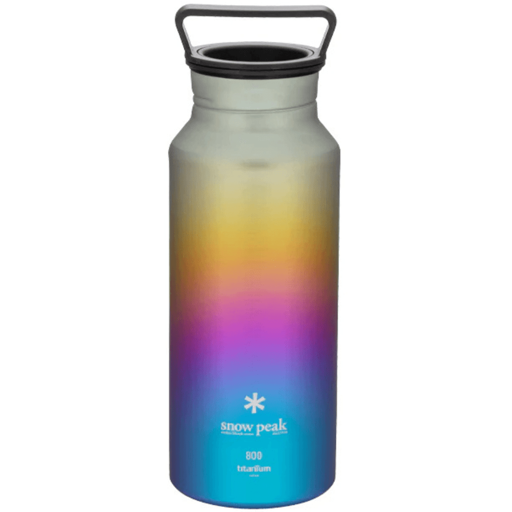 Snow Peak Titanium Aurora Bottle 800 Rainbow