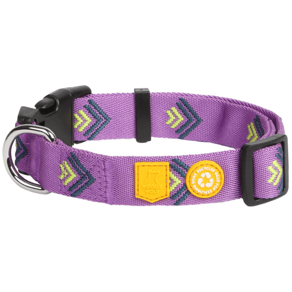 Woolly Wolf Northern Lights Collar L (40-65 cm) Violetti