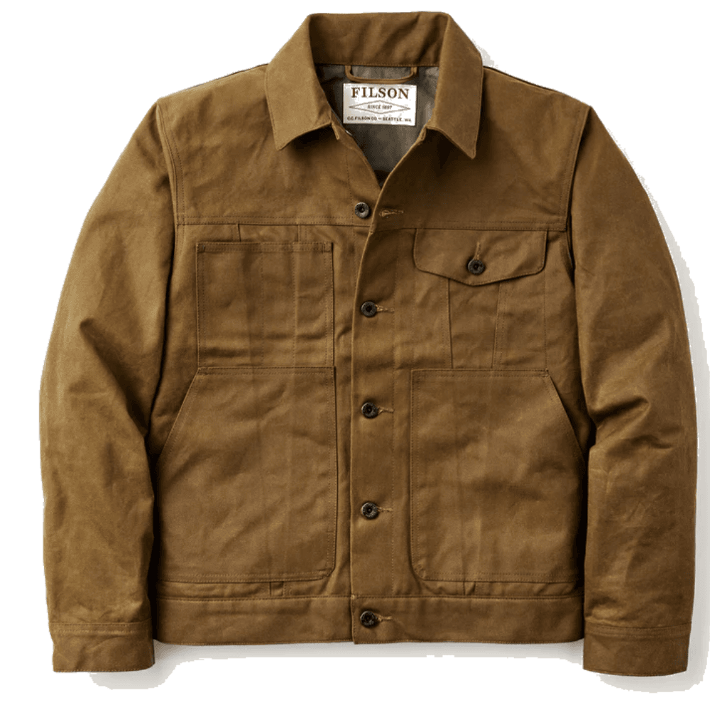 Filson Short Lined Cruiser Tumma kellanruskea (Dark Tan)