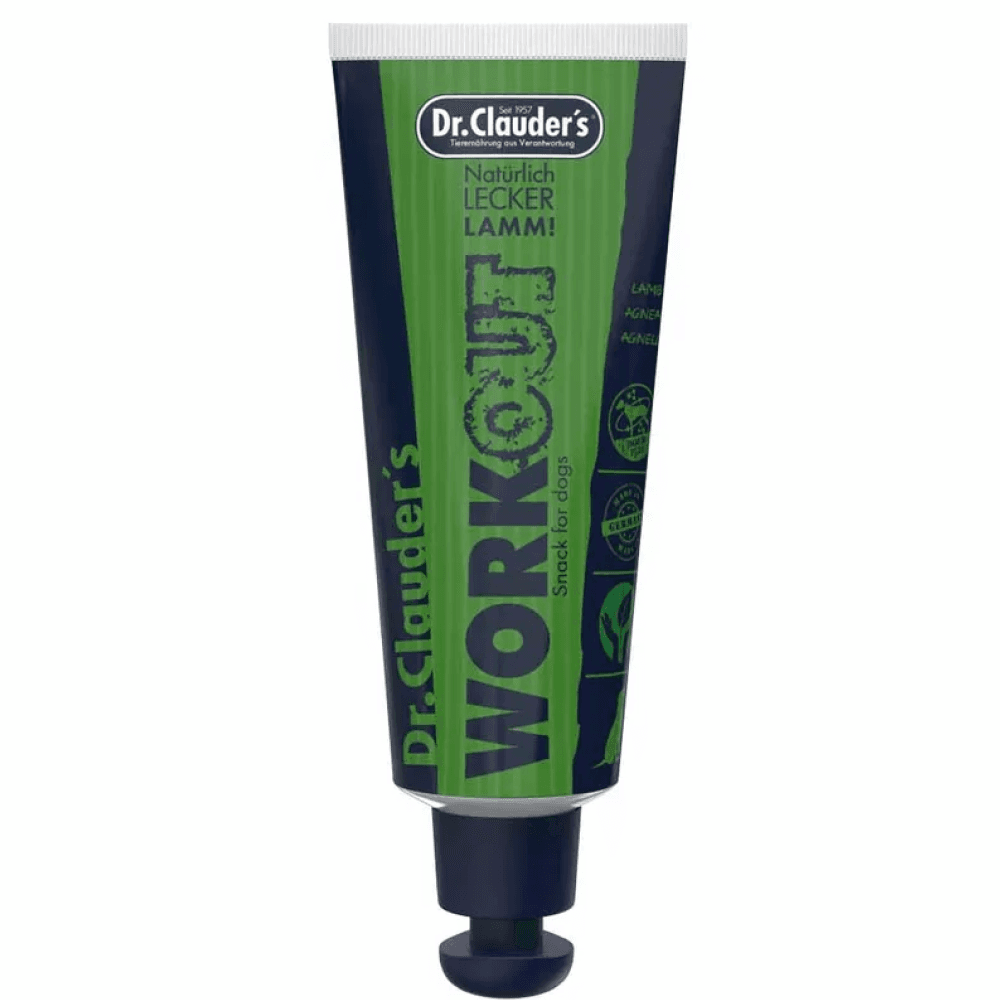 Dr Clauders Workout Dog Snack Lamb 100G Tube