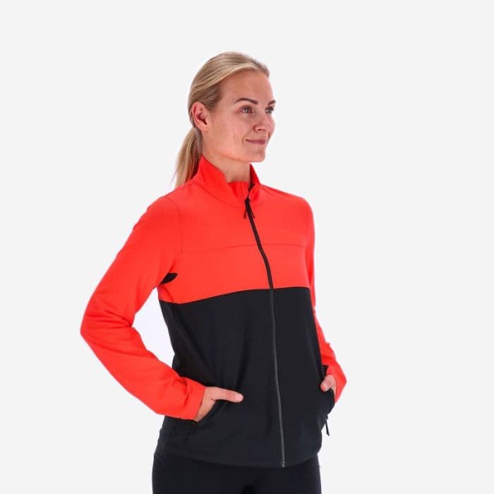 Saucony Bluster Naisten Juoksutakki XS Musta/Punainen – Ihanteellinen kylmiin sääolosuhteisiin, hengittävä ja tuulenpitävä