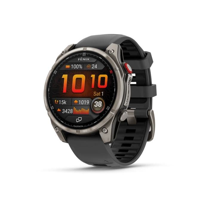 Garmin fēnix 8 Pro 47 mm AMOLED, safiirilasi, harmaa — Multisport GPS-älykello, edistyneet ulkoilutoiminnot ja tarkka rannesykemittaus