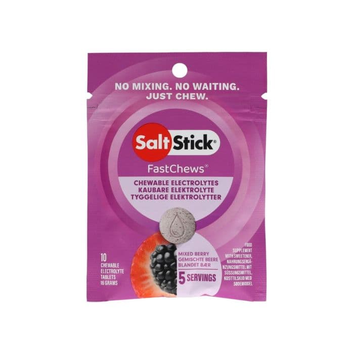Saltstick Electrolyte Fastchews Mixed Berry Box (12x10 pcs.) K. ONE SIZE Violetti Unisex