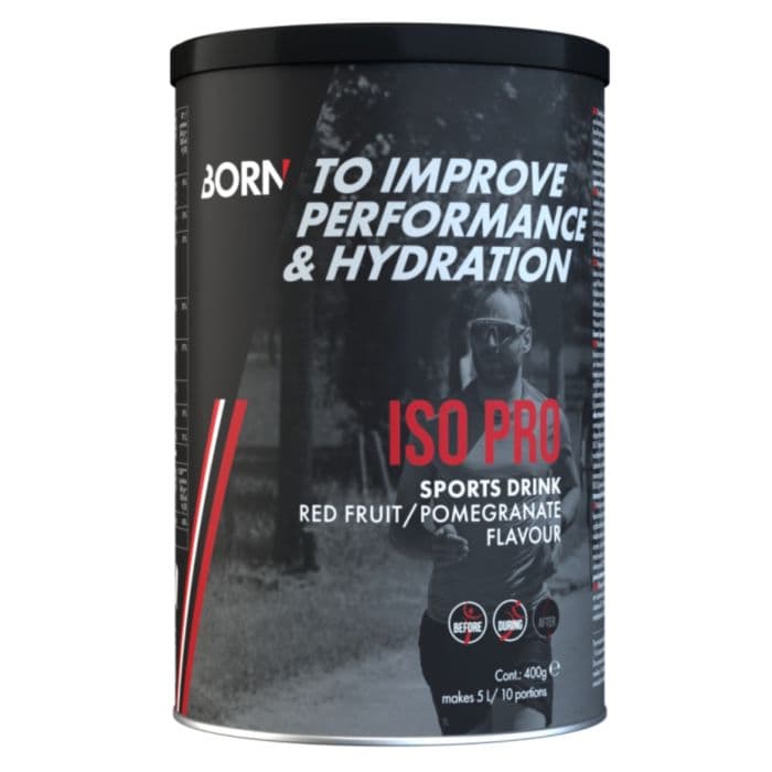 BORN Iso Pro Sports Drink 400g Red Fruit/Pomegranate K. ONE SIZE Valkoinen Unisex