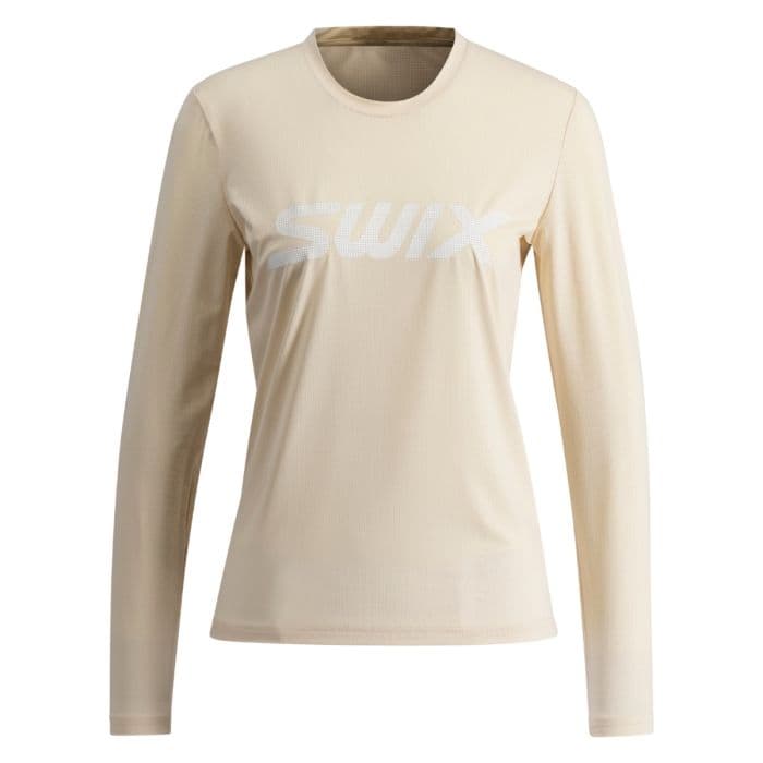 Swix Relay LS Tee K. L Ruskea Naiset