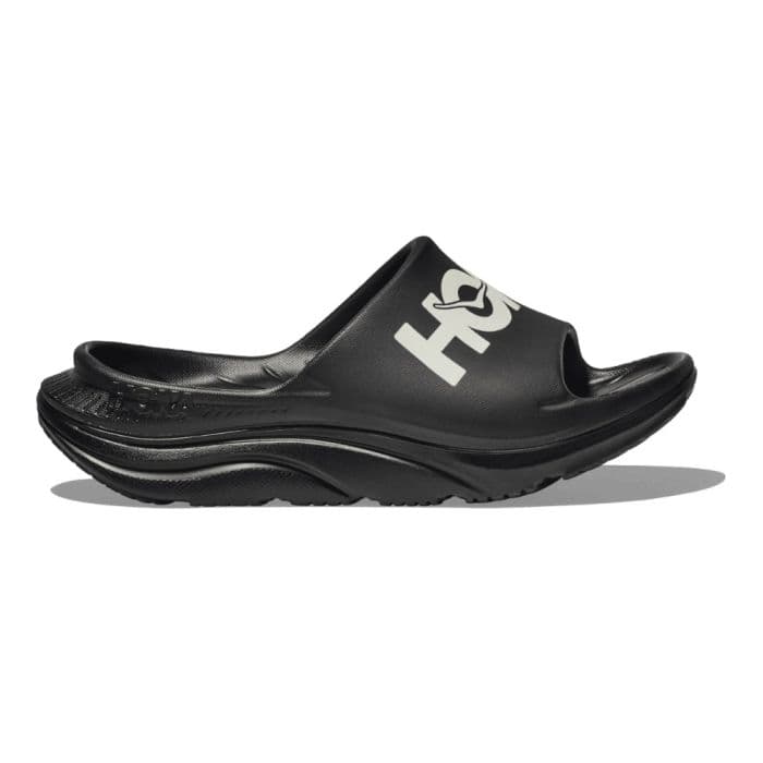 HOKA® Ora Athletic Slide K. 37⅓ Musta - Mukautuvat palautumiskengät juoksijoille