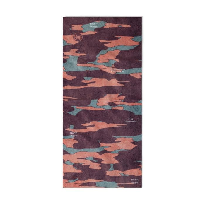 Buff Original EcoStretch Junior K - Yksi koko, Punainen/Harmaa Lippis Nuorille Juoksijoille