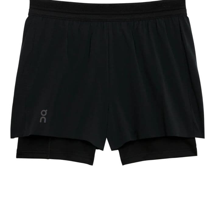 On 3 Inch Performance 2/1 Shorts K. L Musta Naiset