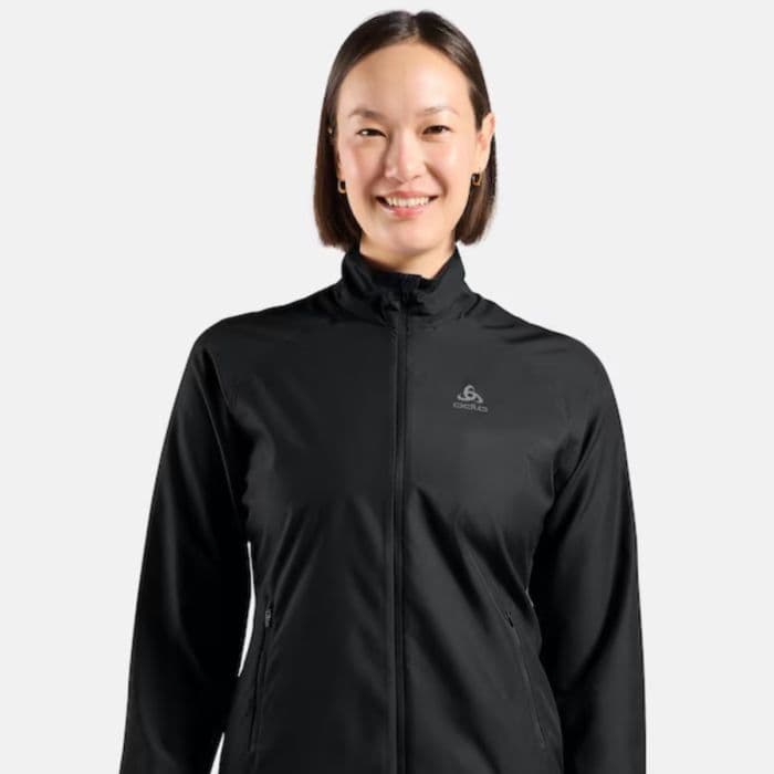 Odlo Essential Light Jacket K. XS Musta Naiset