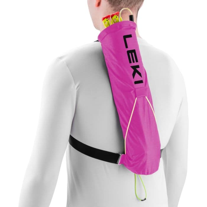 LEKI Trail Running Quiver K. ONE SIZE Vaaleanpunainen Unisex