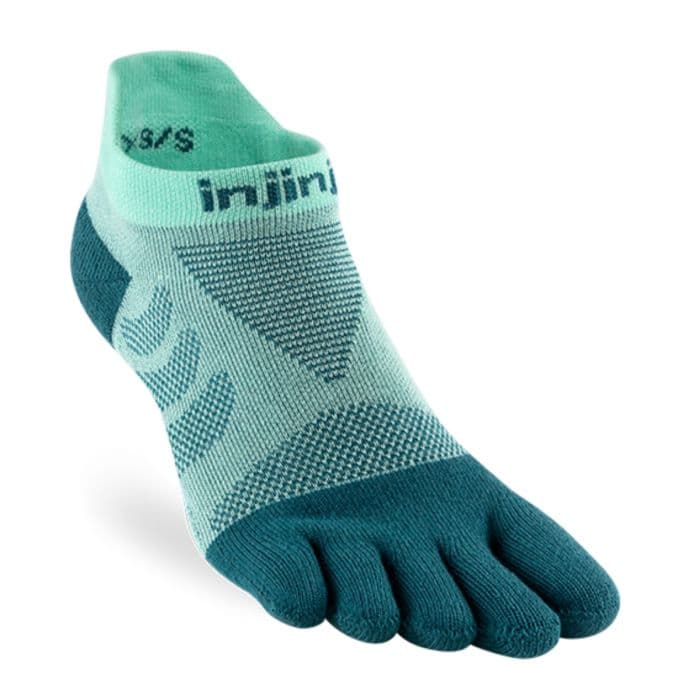 Injinji Ultra Run No-show Sukat XS/S 35-40 - Sininen, Erityisesti Ultra-juoksuun Suunniteltu Mukavuus ja Tuki