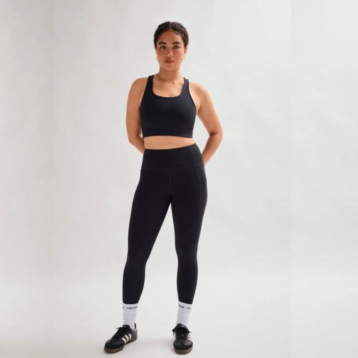 Girlfriend Collective High-Rise Long Leggins K. XS Musta Naiset