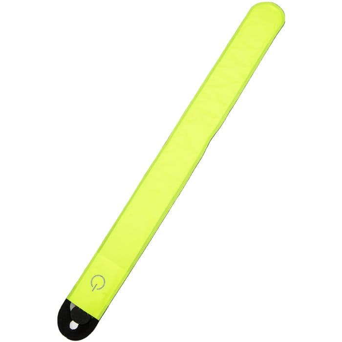 Endurance LED Slap Wrap K - Yksi koko, keltainen heijastin juoksuun ja ulkoiluun, turvallisuutta pimeässä!