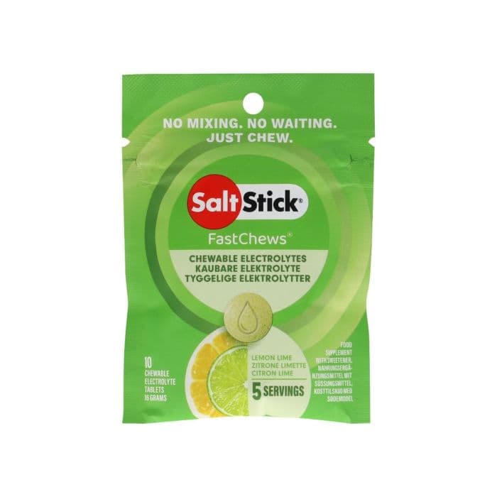 Saltstick Electrolyte Fastchews Lemon-Lime Box (12x10 pcs.) K. ONE SIZE Vihreä Unisex