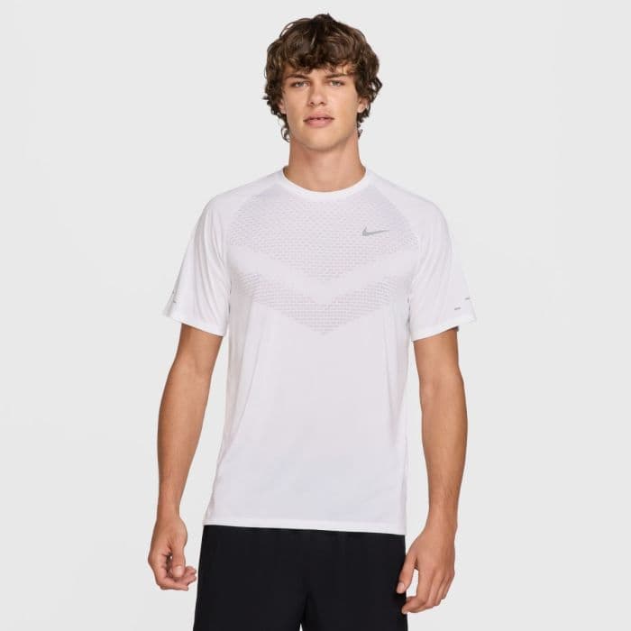 Nike Dri-FIT ADV Stride SS Tee K. S Valkoinen Miehet