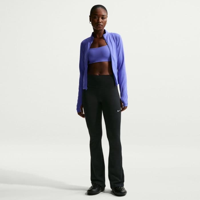 Nike Dri-FIT One High-Waisted Flared Leggins K. L Musta Naiset