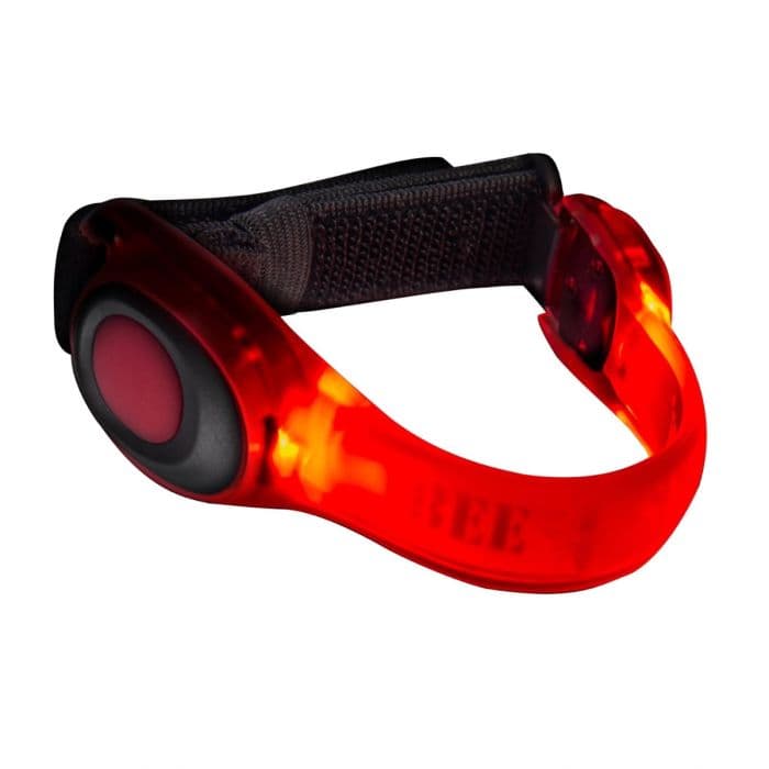 Bee-safe LED-turvavyö Akulla - Koko Yksi Punainen | Juoksuvarusteet RunningXpert.com