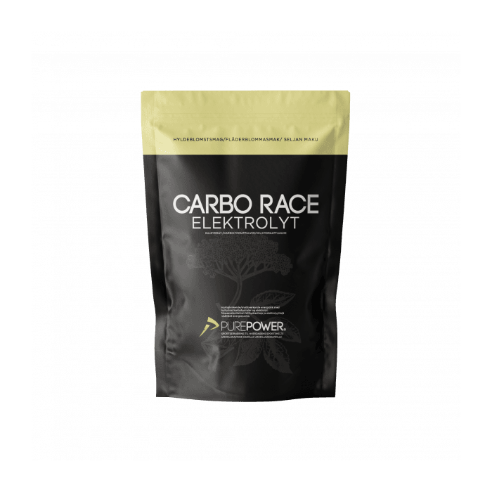 PurePower Carbo Race Elektrolytti 1 kg - Energiajauhe mustaherukalla optimaaliseen juoksusuoritukseen