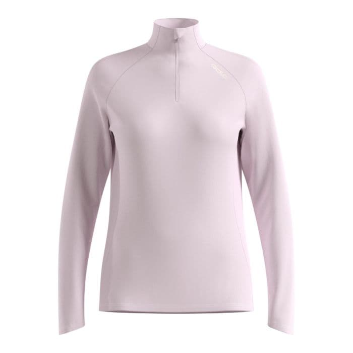 Odlo Essentials Ceramiwarm Mid Layer Half Zip K. L Violetti Naiset