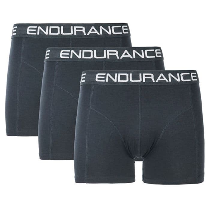 Endurance Boxershorts 3-pack, Koko L, Miehille - Mukautuva ja hengittävä materiaali