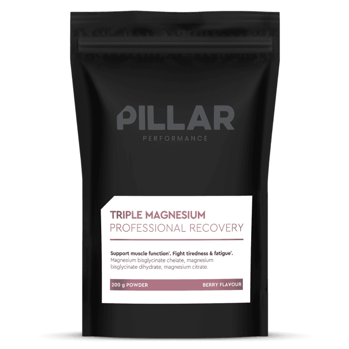 PillarPerformance Triple Magnesium 200g - Ammattimainen palautusjauhe marja, unisex