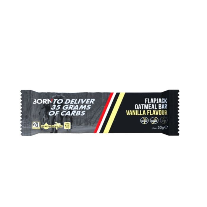 BORN Flapjack Oatmeal Bar 50g Vanilla K. ONE SIZE Musta Unisex