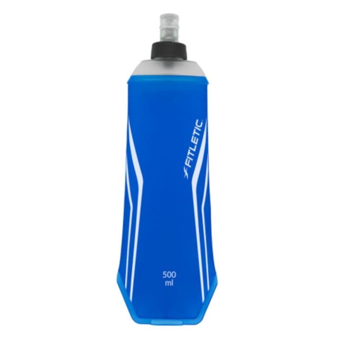 Fitletic Flow 500 pehmeä pullo 500ml – kevyt, vuotamaton, täydellinen juoksuun ja ulkoiluun, sininen
