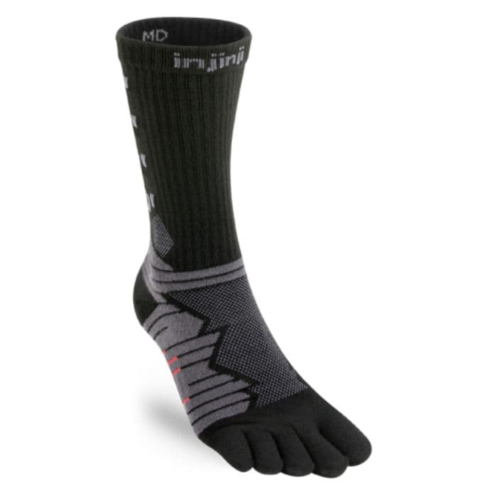 Injinji Ultra Run Crew K. S 37-40 Musta Unisex