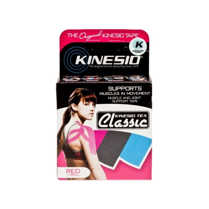 Sports Pharma Kinesio Tex Classic 5cm x 4m - Vaaleanpunainen Urheiluteippi Juoksijoille ja Urheilijoille