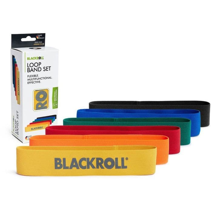 Blackroll Loop Band Set 6 kpl ONESIZE unisex - Tehokas harjoittelu ja palautuminen, joustava vastus.