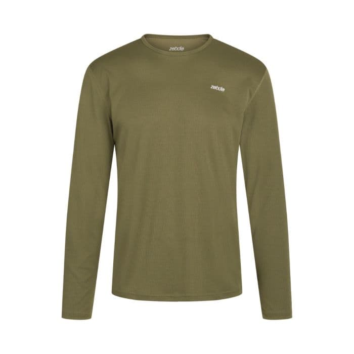 Zebdia Sports LS Tee K. L Vihreä Miehet