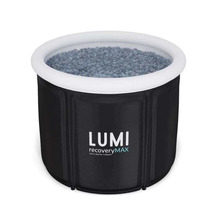 Lumi Recovery Max Pod Eissbad 420L - Tehokas palautuminen ulkoilijoille, tyylikäs musta design